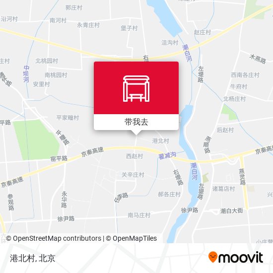 港北村地图