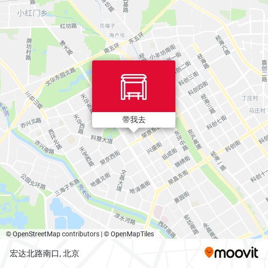 宏达北路南口地图