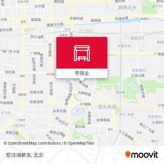 窑洼湖桥东地图