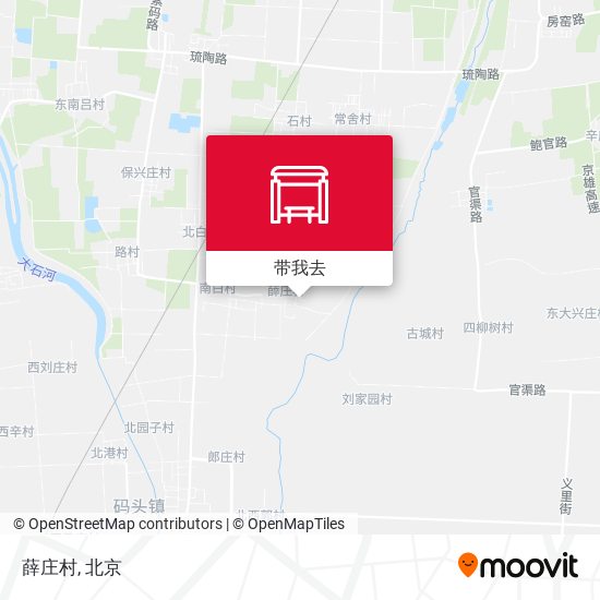 薛庄村地图