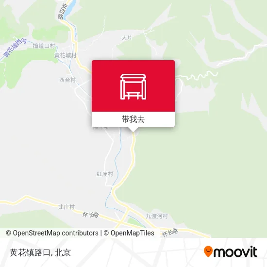 黄花镇路口地图