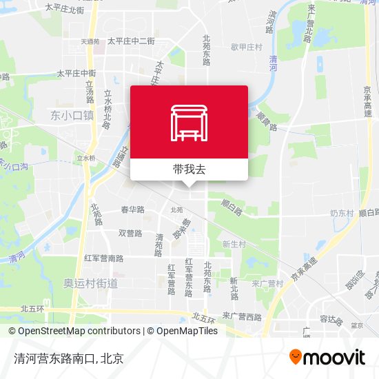清河营东路南口地图