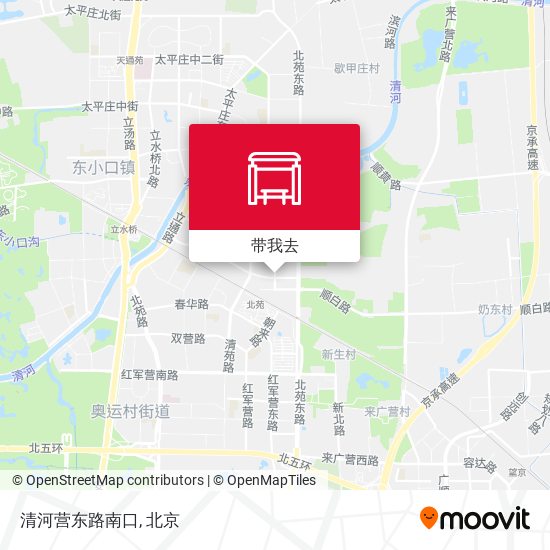 清河营东路南口地图
