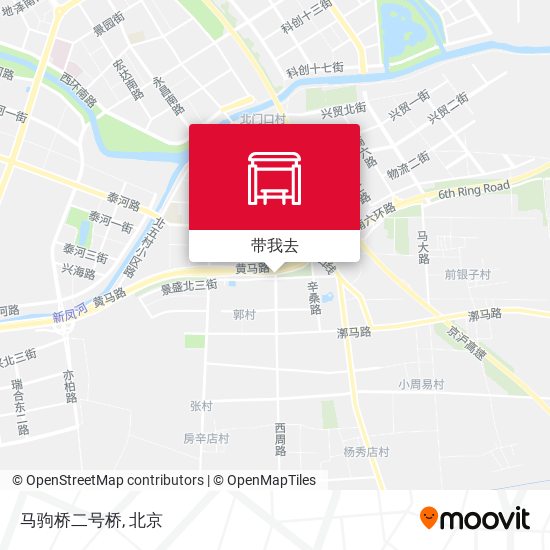 马驹桥二号桥地图
