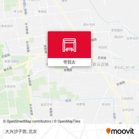 大兴沙子营地图