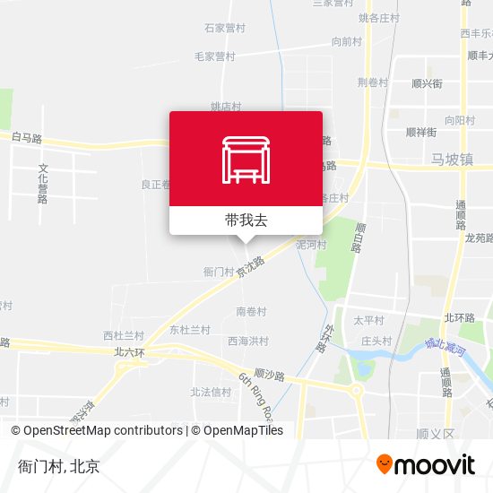 衙门村地图