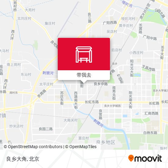 良乡大角地图