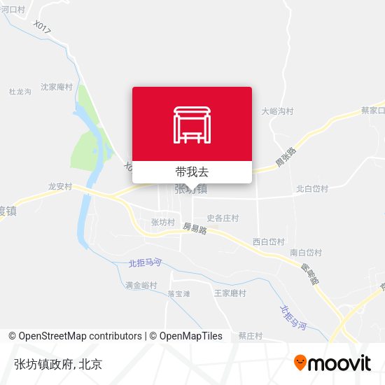 张坊镇政府地图