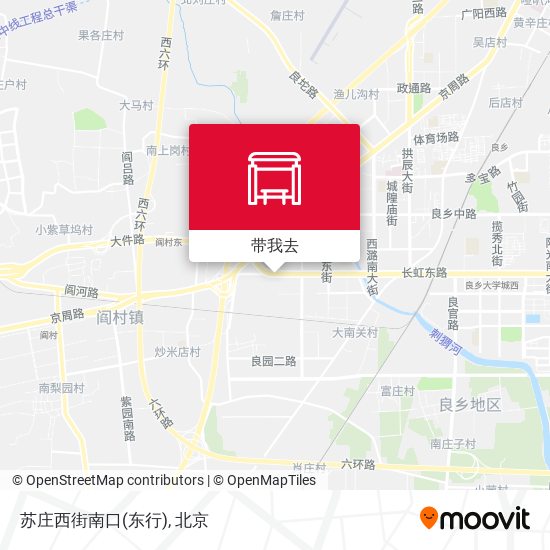 苏庄西街南口(东行)地图