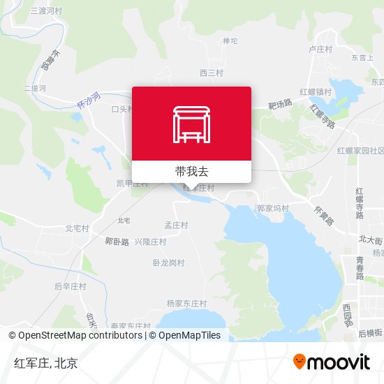 红军庄地图