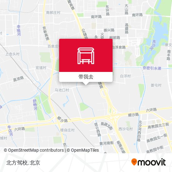 北方驾校地图