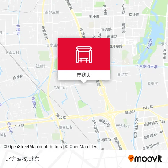北方驾校地图