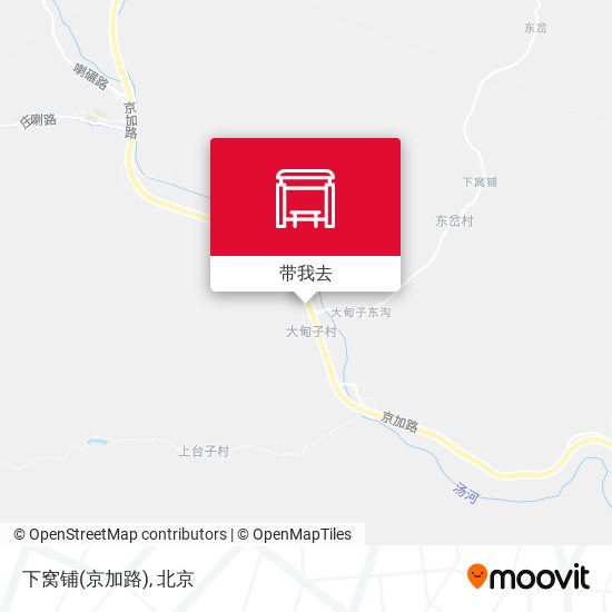 下窝铺(京加路)地图