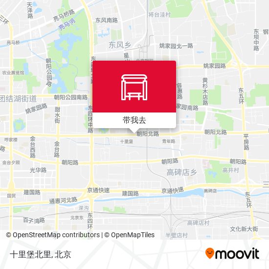 十里堡北里地图