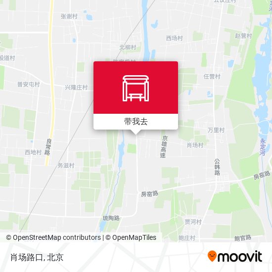 肖场路口地图