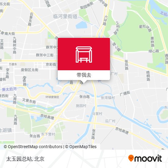 太玉园总站地图