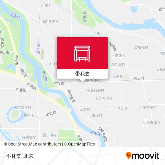 小甘棠地图