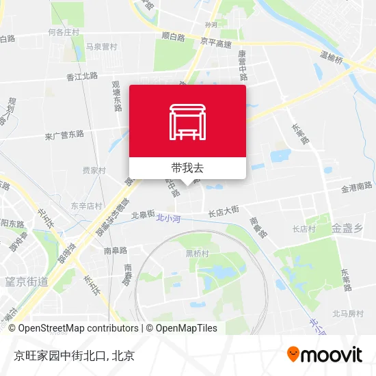 京旺家园中街北口地图
