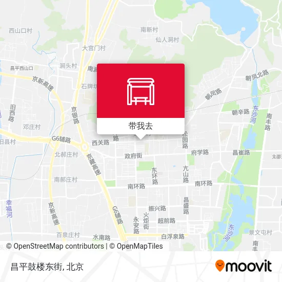 昌平鼓楼东街地图
