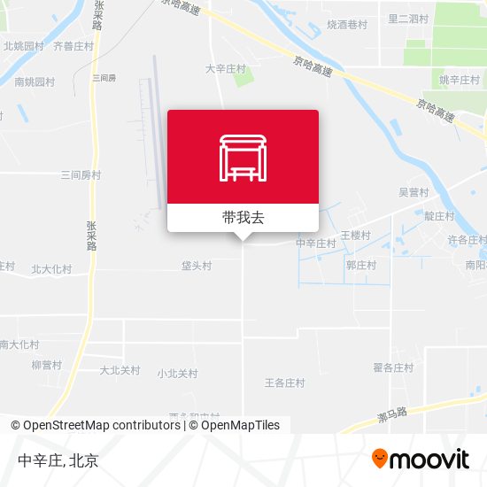中辛庄地图