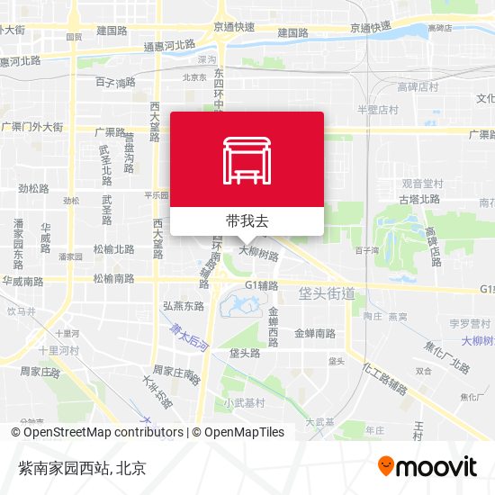 紫南家园西站地图