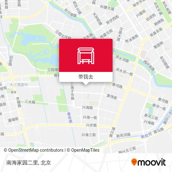 南海家园二里地图