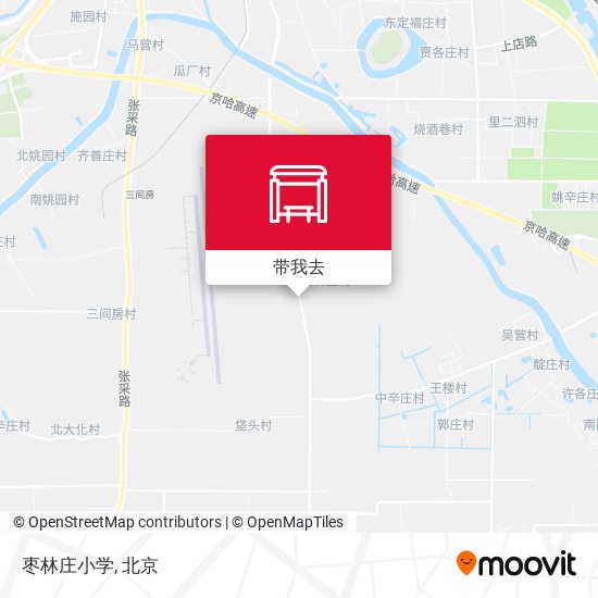 枣林庄小学地图