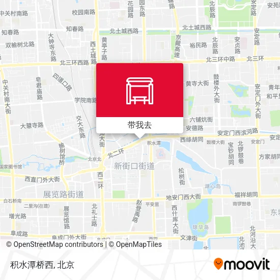 积水潭桥西地图