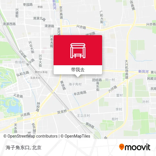 海子角东口地图