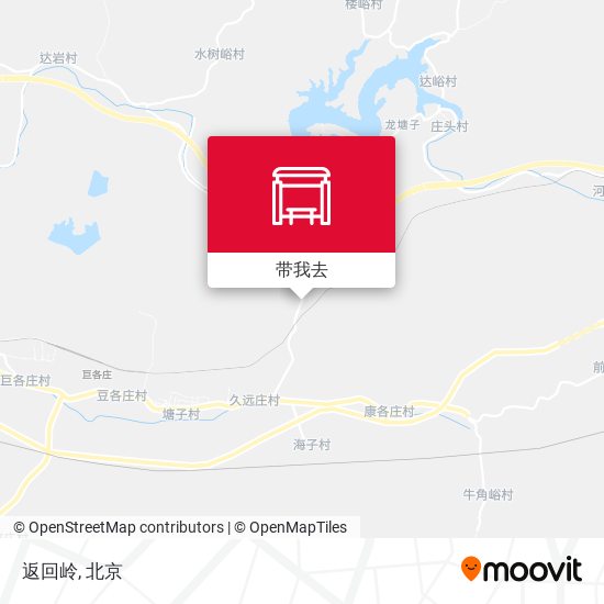 返回岭地图