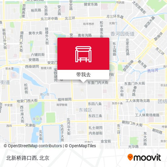 北新桥路口西地图