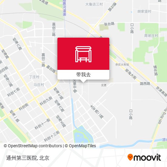 通州第三医院地图