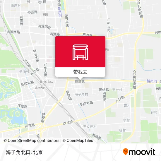 海子角北口地图