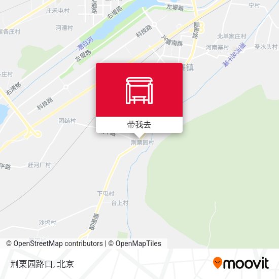 荆栗园路口地图