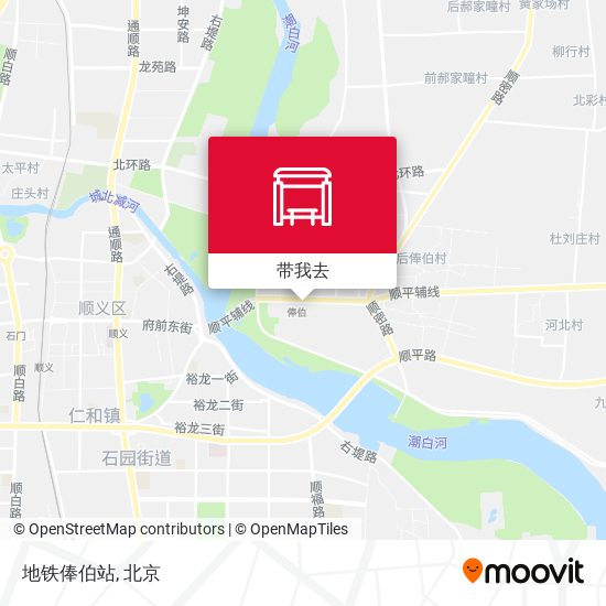 地铁俸伯站地图