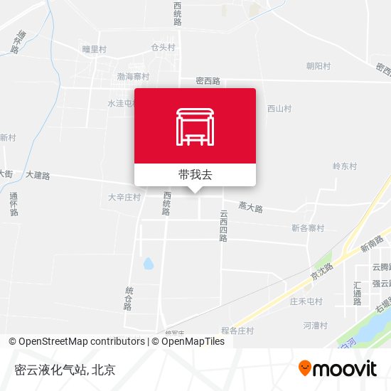 密云液化气站地图