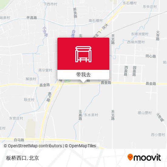 板桥西口地图