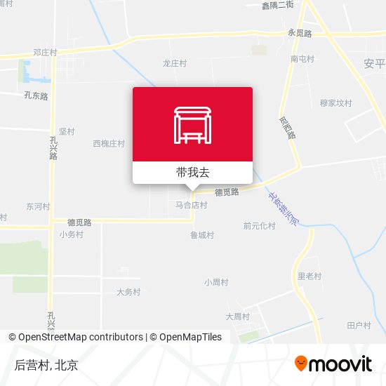后营村地图