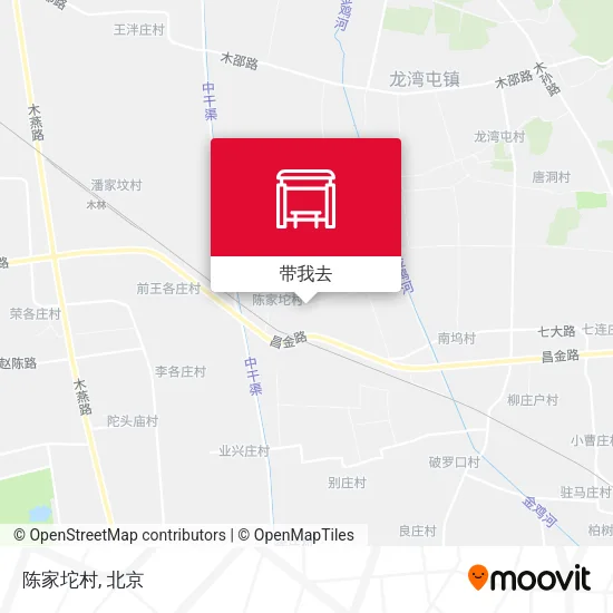 陈家坨村地图