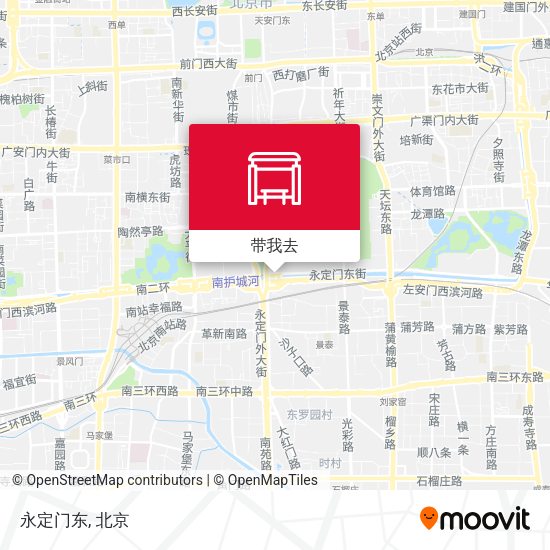 永定门东地图