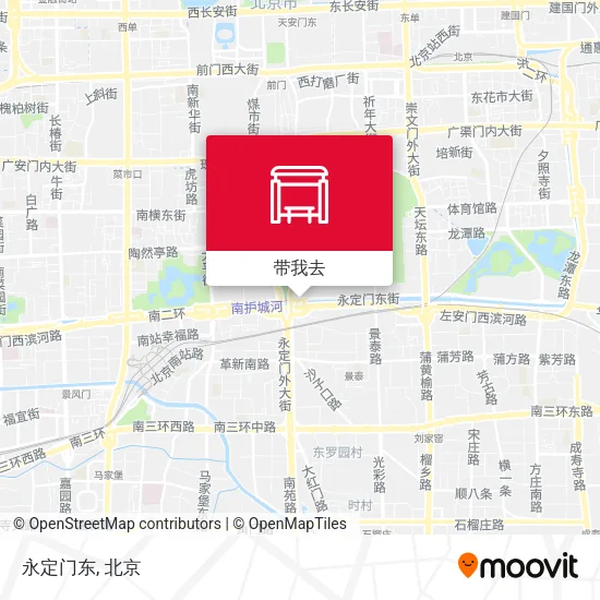 永定门东地图