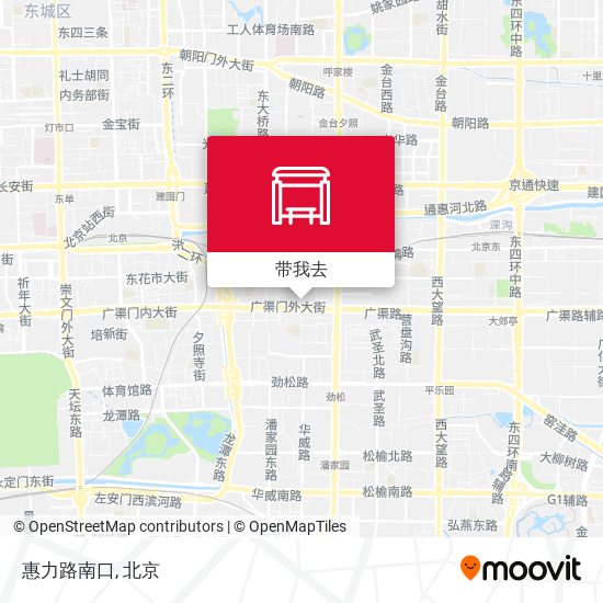 惠力路南口地图