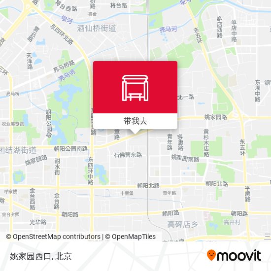 姚家园西口地图