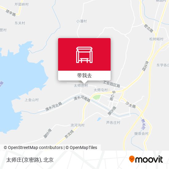 太师庄(京密路)地图