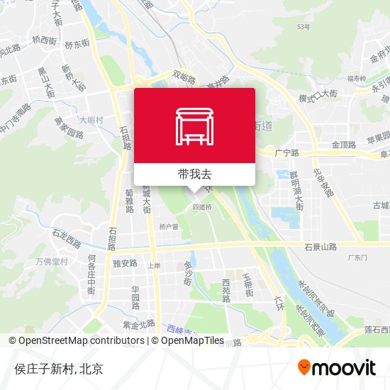 侯庄子新村地图