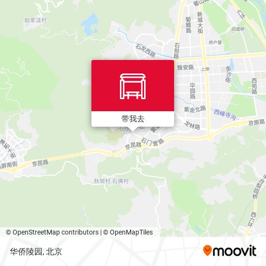 华侨陵园地图