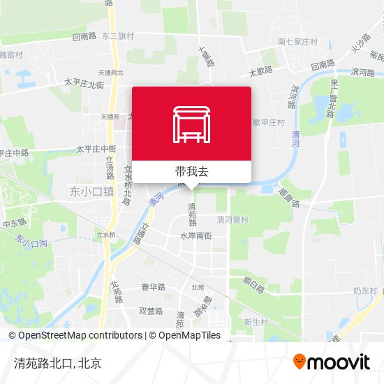 清苑路北口地图
