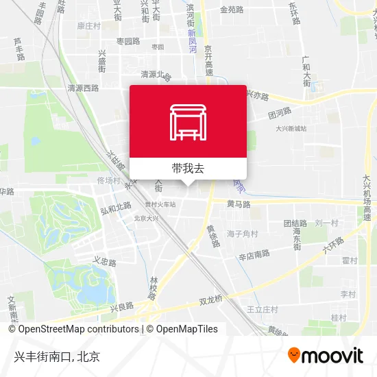 兴丰街南口地图