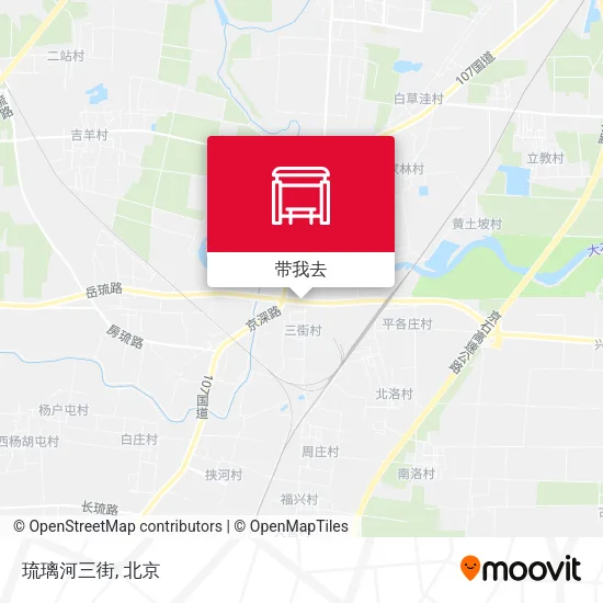 琉璃河三街地图