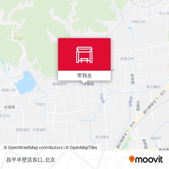 昌平半壁店东口地图